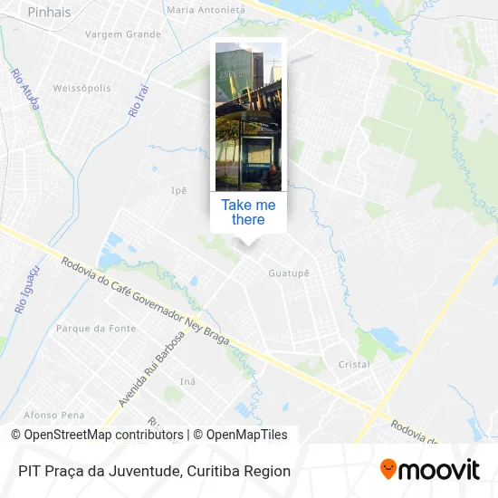PIT Praça da Juventude map