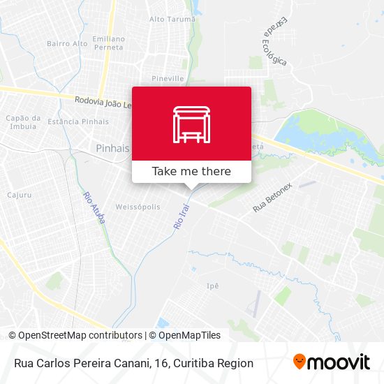 Rua Carlos Pereira Canani, 16 map