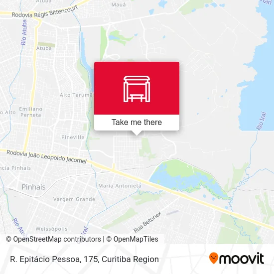 R. Epitácio Pessoa, 175 map
