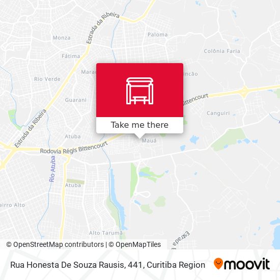 Rua Honesta De Souza Rausis, 441 map