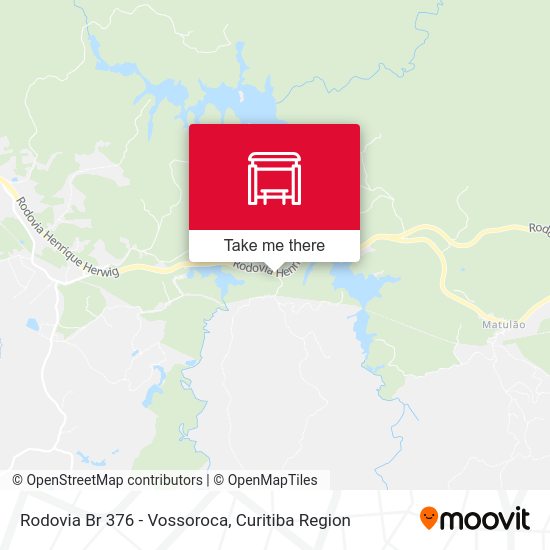 Rodovia Br 376 - Vossoroca map