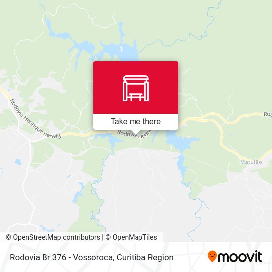 Rodovia Br 376 - Vossoroca map