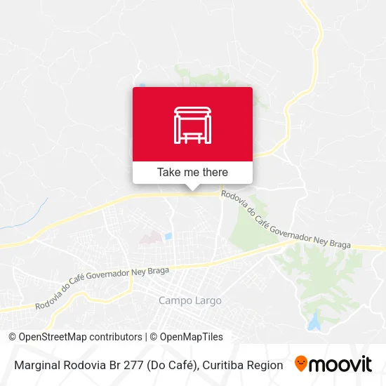 Marginal Rodovia Br 277 (Do Café) map