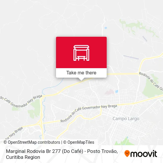 Marginal Rodovia Br 277 (Do Café) - Posto Trovão map