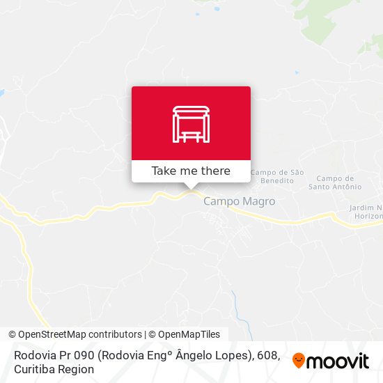 Rodovia Pr 090 (Rodovia Engº Ângelo Lopes), 608 map