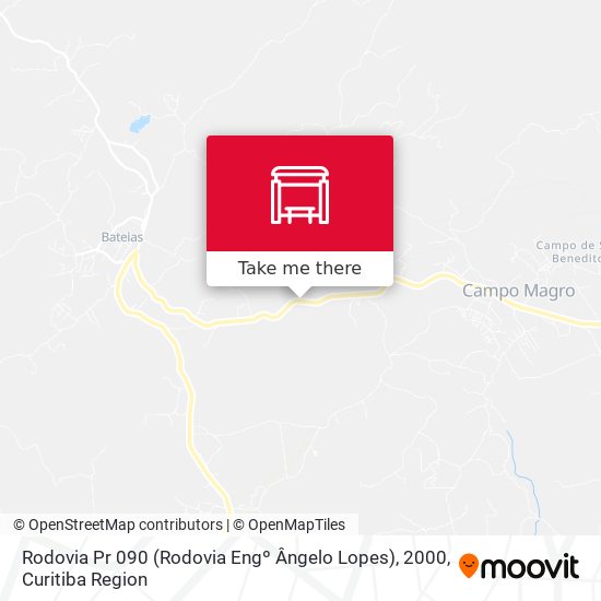 Rodovia Pr 090 (Rodovia Engº Ângelo Lopes), 2000 map