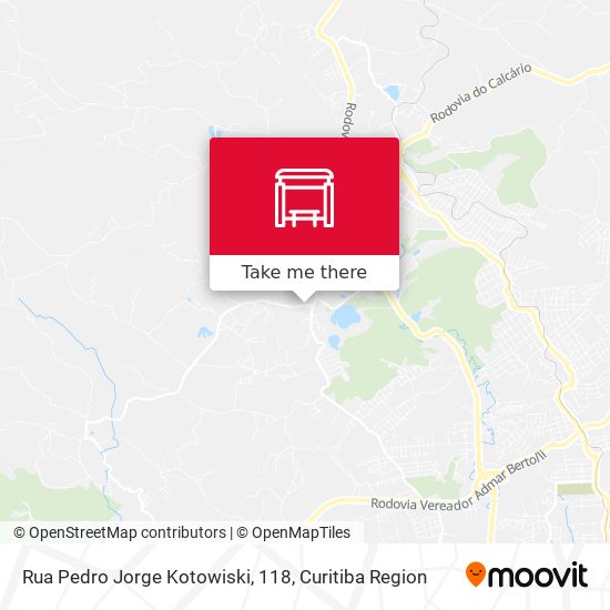 Rua Pedro Jorge Kotowiski, 118 map