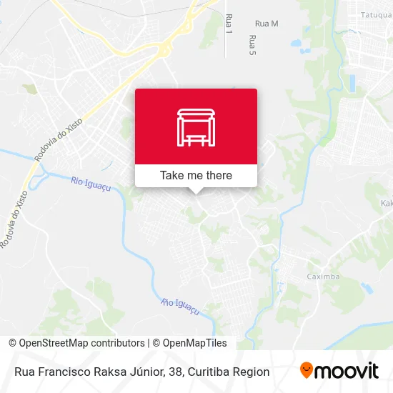 Rua Francisco Raksa Júnior, 38 map