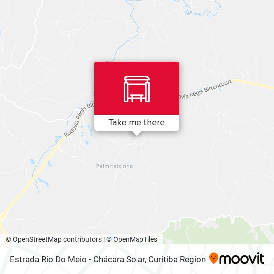 Estrada Rio Do Meio - Chácara Solar map
