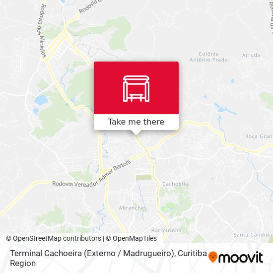 Terminal Cachoeira (Externo / Madrugueiro) map