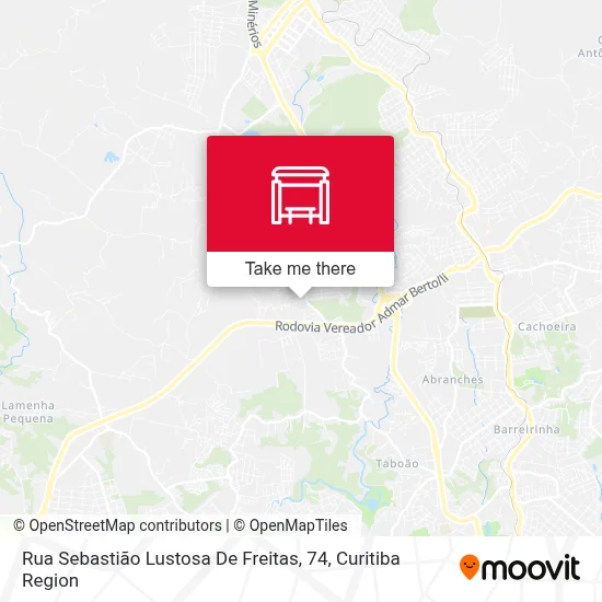Rua Sebastião Lustosa De Freitas, 74 map