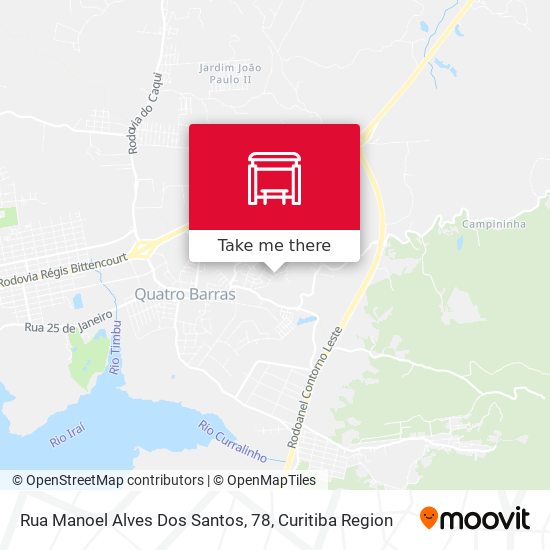 Rua Manoel Alves Dos Santos, 78 map