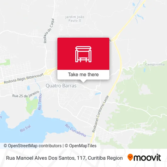 Rua Manoel Alves Dos Santos, 117 map