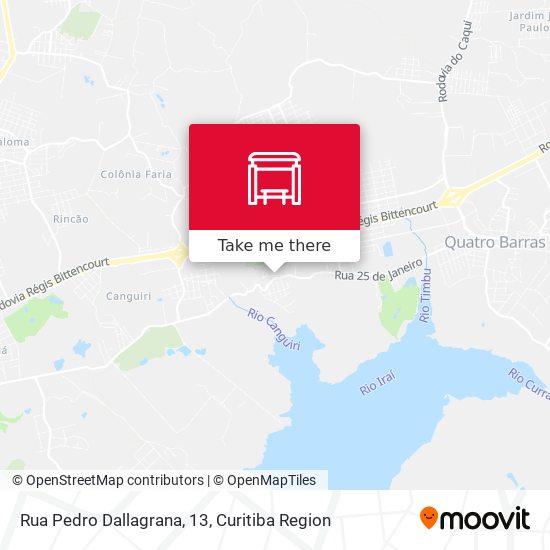 Rua Pedro Dallagrana, 13 map