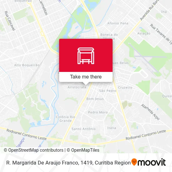 R. Margarida De Araújo Franco, 1419 map