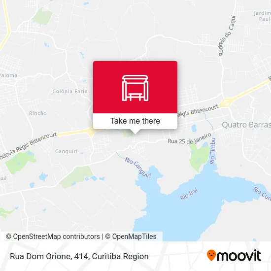 Rua Dom Orione, 414 map