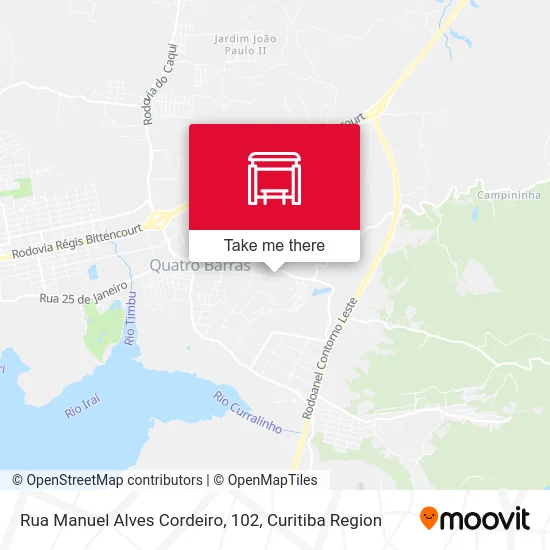 Rua Manuel Alves Cordeiro, 102 map