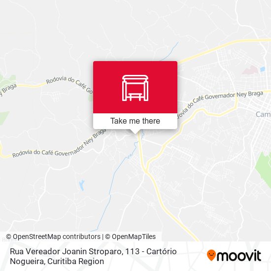 Rua Vereador Joanin Stroparo, 113 - Cartório Nogueira map