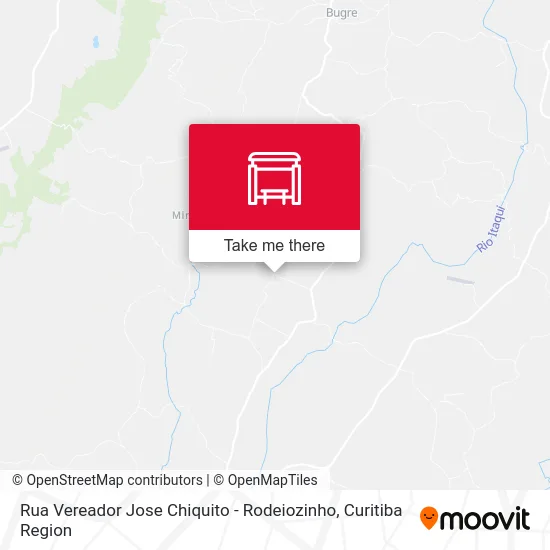 Rua Vereador Jose Chiquito - Rodeiozinho map