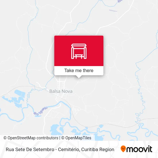 Rua Sete De Setembro - Cemitério map
