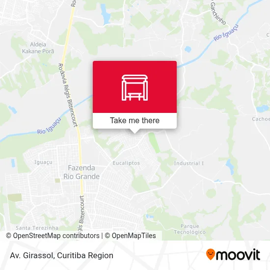 Av. Girassol map