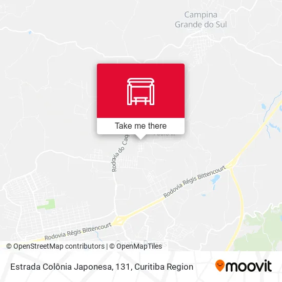 Estrada Colônia Japonesa, 131 map