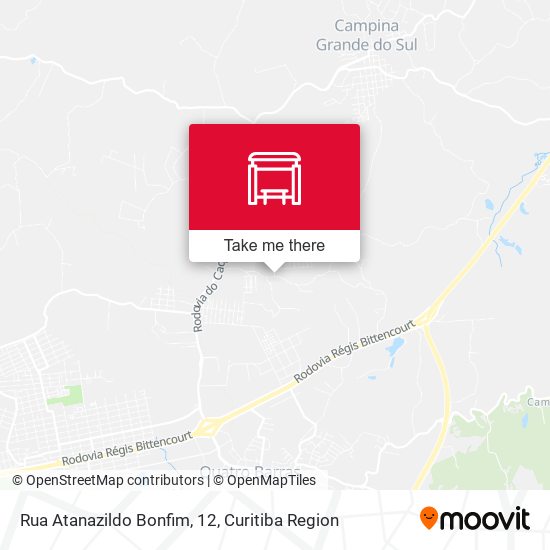 Rua Atanazildo Bonfim, 12 map