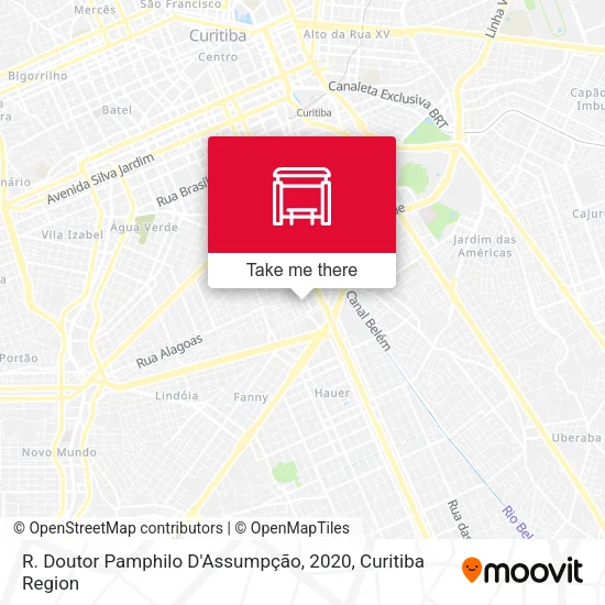 R. Doutor Pamphilo D'Assumpção, 2020 map