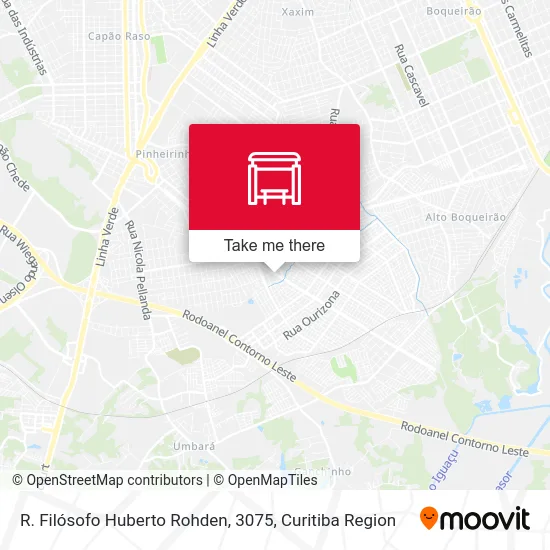 R. Filósofo Huberto Rohden, 3075 map