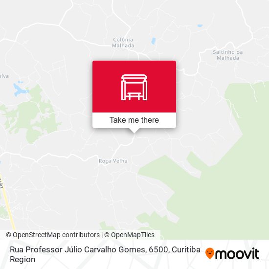 Rua Professor Júlio Carvalho Gomes, 6500 map