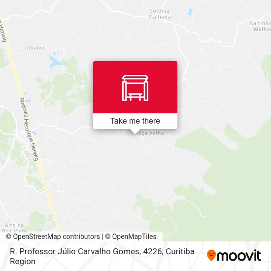 R. Professor Júlio Carvalho Gomes, 4226 map