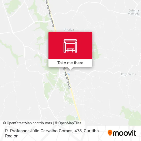 R. Professor Júlio Carvalho Gomes, 473 map
