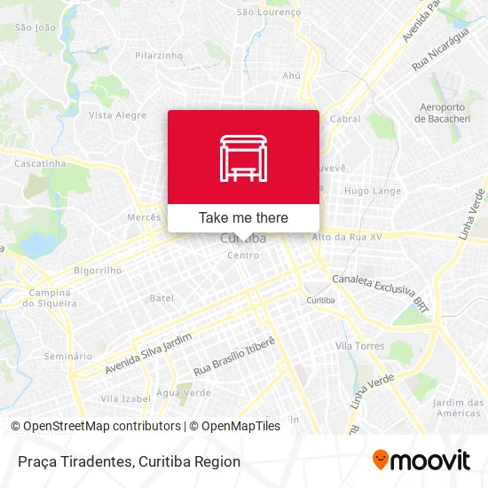 Praça Tiradentes map
