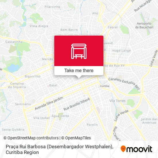 Praça Rui Barbosa (Desembargador Westphalen) map