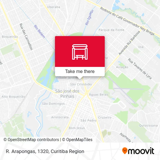 R. Arapongas, 1320 map