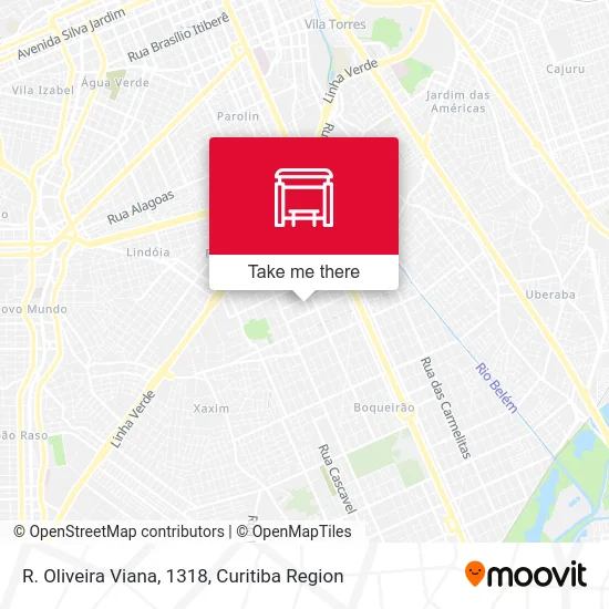 R. Oliveira Viana, 1318 map