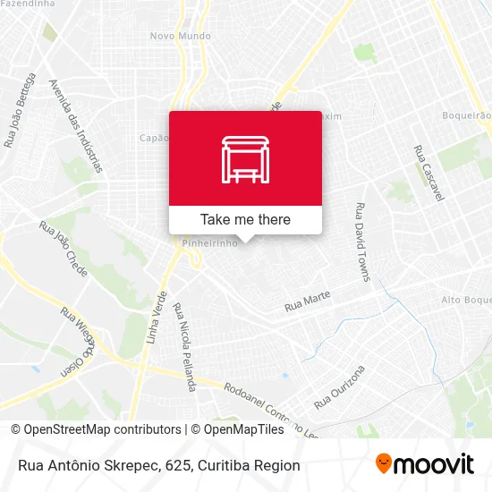 Rua Antônio Skrepec, 625 map