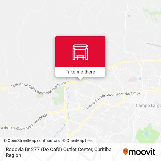 Rodovia Br 277 (Do Café) Outlet Center map