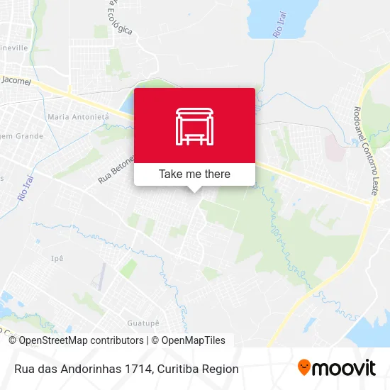 Rua das Andorinhas 1714 map
