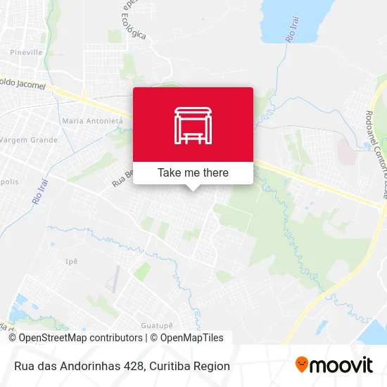 Rua das Andorinhas 428 map