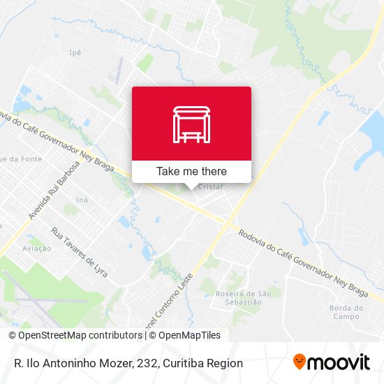 R. Ilo Antoninho Mozer, 232 map