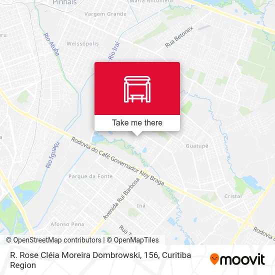 R. Rose Cléia Moreira Dombrowski, 156 map