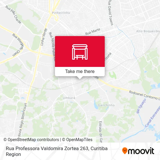 Rua Professora Valdomira Zortea 263 map