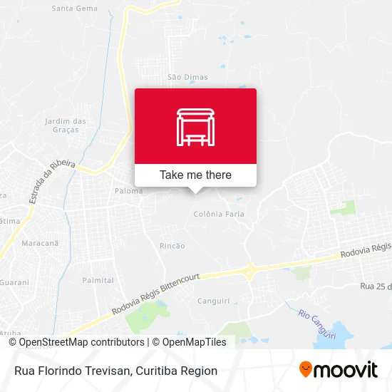 Rua Florindo Trevisan map