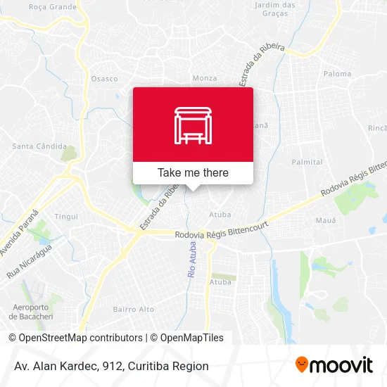 Av. Alan Kardec, 912 map