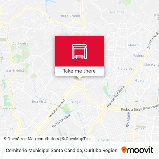 Cemitério Municipal Santa Cândida map