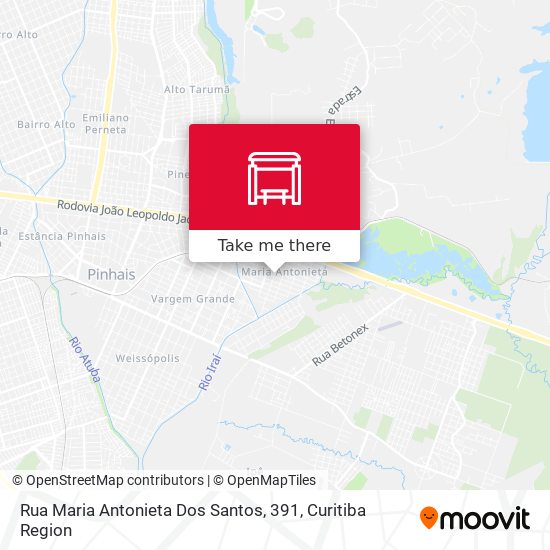 Rua Maria Antonieta Dos Santos, 391 map