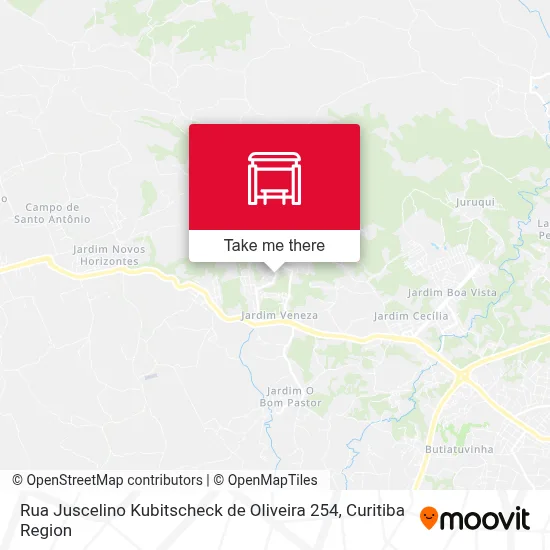 Rua Juscelino Kubitscheck de Oliveira 254 map