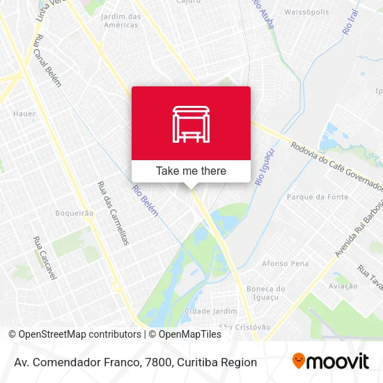 Av. Comendador Franco, 7800 map