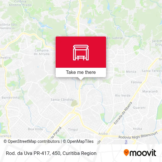 Rod. da Uva PR-417, 450 map